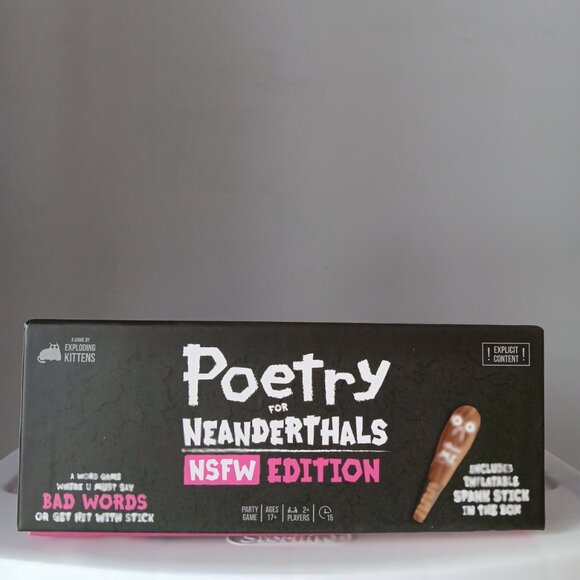 New Exploding Kittens Poetry for Neanderthals NSFW Edition Party Game 17+ Gift - Picture 8 of 13